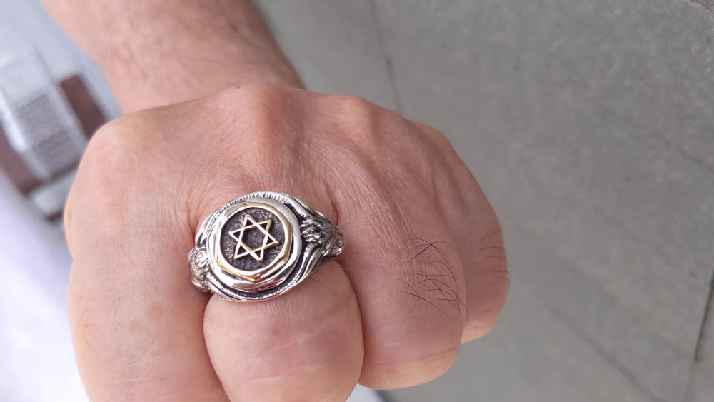 Davidstern-Ring-Video: Mitte und Schultern
