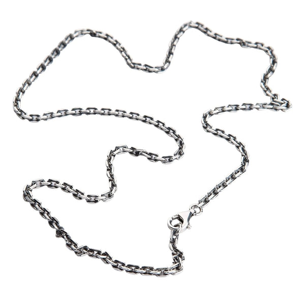 2mm chain sterling silver necklace