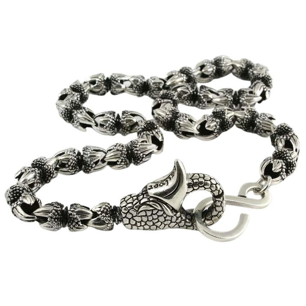 Sterling Silver Claw of Dragon Wallet Chain