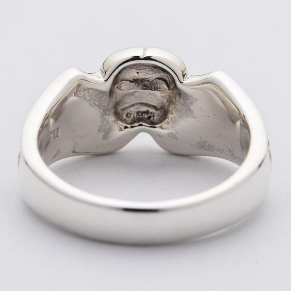 Diamond Skull Gothic Engagement Ring