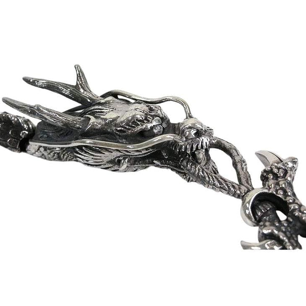 Sterling Silver Dragon Wallet Chain