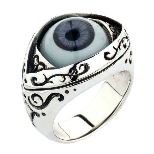 eye jewelry silver