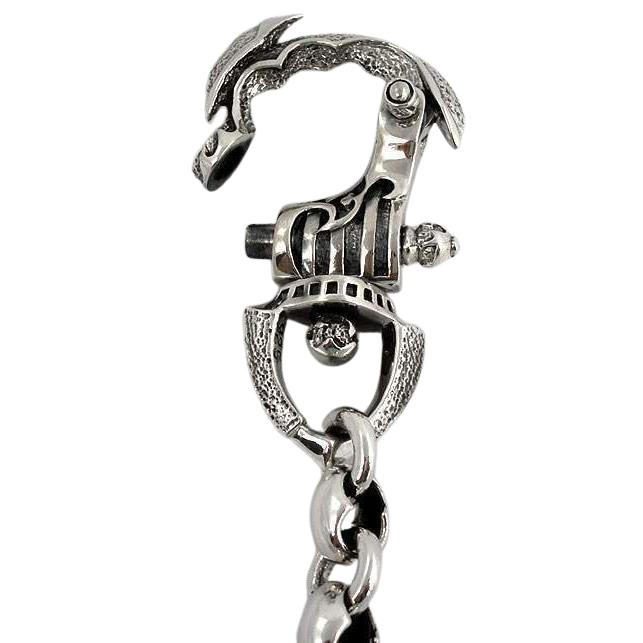 Gothic Sterling Silver Wallet Chain