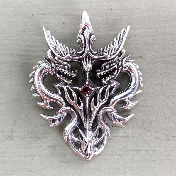 Guardian Dragon Sterling Silver Pendant