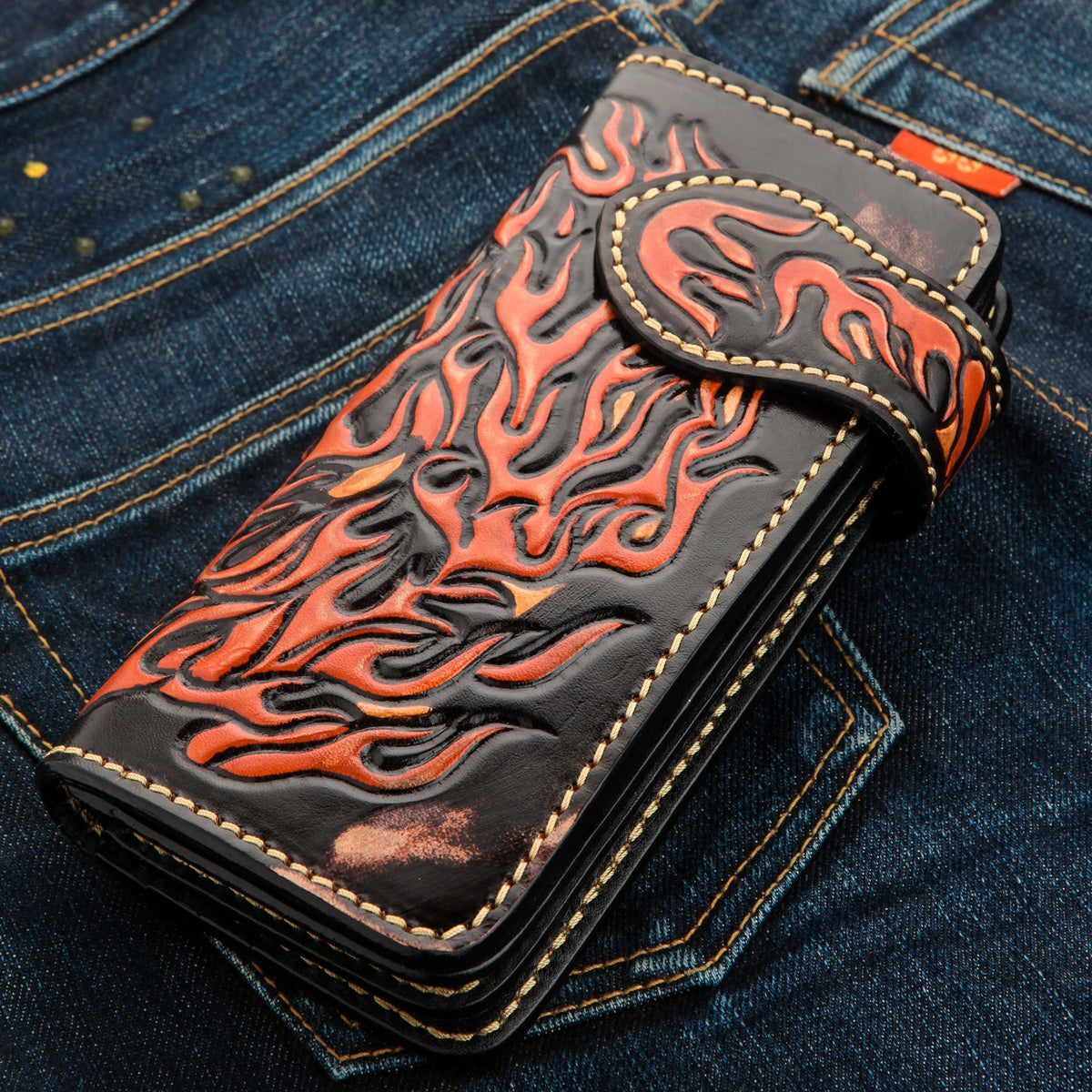 Y☆M RRL Carving Leather Wallet Y☆M RRL Carving Leather Wallet Y☆M RRL Carving Leather Wallet