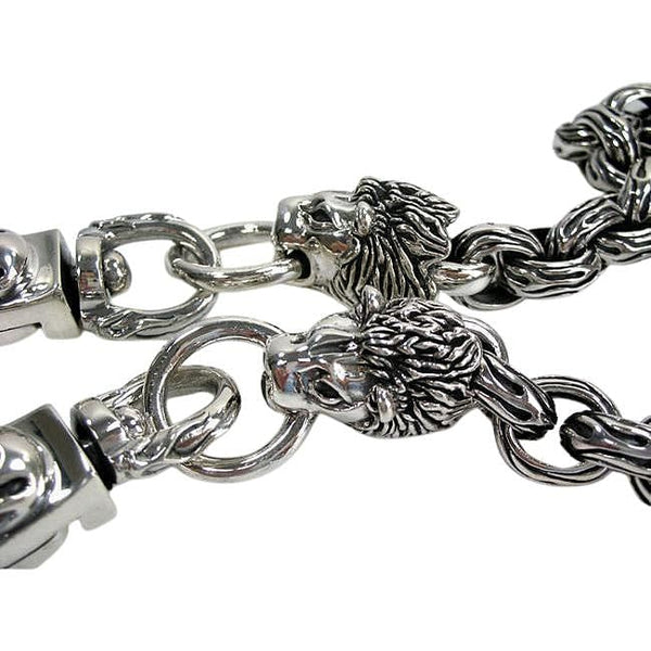 Sterling Silver Lion Wallet Chain