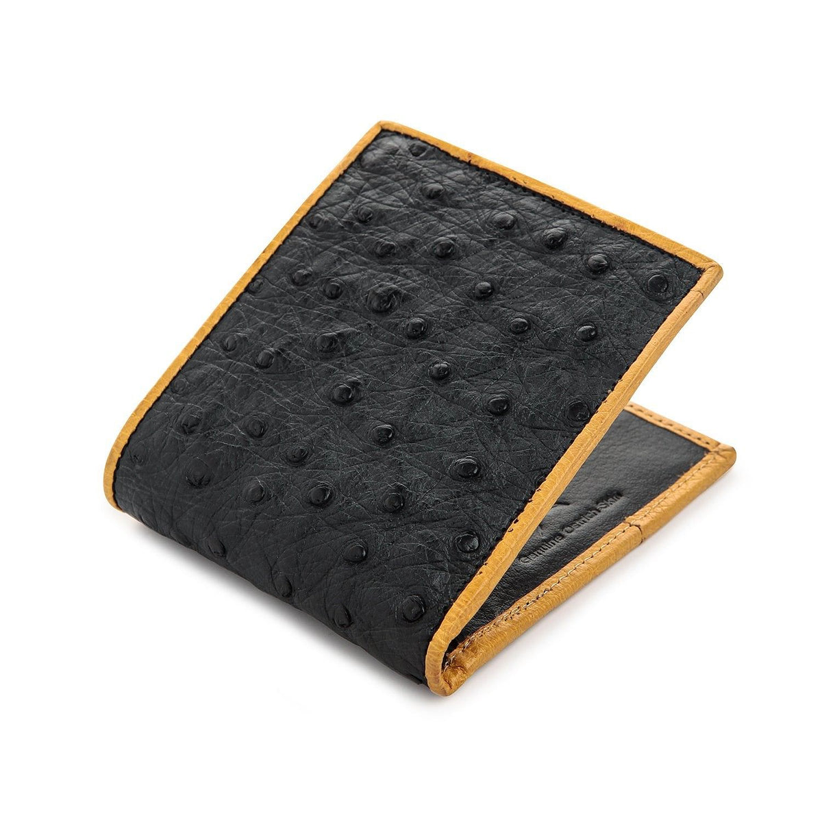 Cartera de Avestruz Original Color Negro WD-1557 main image 1