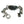 Load image into Gallery viewer, Sterling Silver Phantom Skull Biker Bracelet
