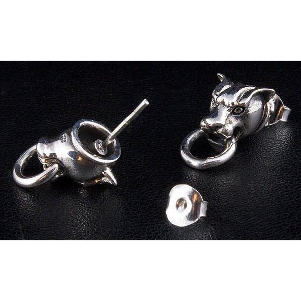 925 Sterling Silver Tiger Earrings