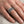 Ace of Spades Sterling Silver Spinner Ring worn on a hand