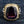 Gold-Plated Amethyst Fleur-de-Lis Bishop Ring showing front of the purple amethyst within its clear CZ halo.
