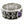 Amethyst Fleur-de-Lis Sterling Silver Band Ring, ring hallmark angle