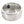 Amethyst Fleur-de-Lis Sterling Silver Band Ring, ring reverse