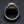 Anello in argento sterling con croce in CZ viola, fascia interna