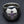 Anello in argento sterling con croce in CZ viola, vista dall'alto della croce in cz viola