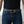 Black Crocodile Leather Automatic Buckle Belt, worn around the waist