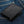 Black Crocodile Tail Leather Bifold Wallet, closed left angle