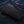 Black Leather Skull Snap Long Wallet, back denim