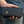 Black Leather Skull Snap Long Wallet, held at the waist