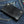 Black Lizard Leather Long Biker Wallet, opposite front angle