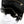 Black Lizard Leather Long Biker Wallet, zip compartment detail