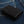 Black Shark Leather Trifold Biker Wallet, back angle