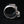 Black Star Stone Sterling Silver Flame Ring, inside band