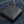 Black Stingray Cross Leather Biker Wallet, back