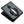 Black Stingray Cross Leather Biker Wallet, partly open front