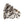 Bague en argent sterling avec dragons celtiques, épée et pierre bleue, face de la bague dragon celtique