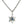 Blue Eye of Providence Sterling Silver Pendant showing the eye pendant shown on a separately sold chain.