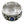 Blue Sapphire CZ Fleur-de-Lis Sterling Silver Band Ring, blue cz top view
