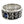 Blue Sapphire CZ Fleur-de-Lis Sterling Silver Band Ring, ring oxidized three quarter view