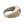 Blue Stone Silver and Gold Watch Band Ring, band interior