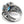 Blue Topaz Eagle Claw Sterling Silver Ring, band and claw reverse