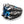 Blue Topaz Eagle Claw Sterling Silver Ring, blue topaz three quarter
