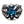 Blue Topaz Eagle Claw Sterling Silver Ring, deep blue topaz front