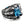 Blue Topaz Eagle Claw Sterling Silver Ring, faceted stone right shank