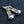 Boxing Gloves Sterling Silver Pendant, gloves back denim