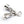 Boxing Gloves Sterling Silver Pendant, gloves splayed