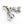 Boxing Gloves Sterling Silver Pendant, opposite gloves angle
