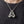 Boxing Gloves Sterling Silver Pendant, worn at the neckline
