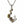 Pendentif dragon en laiton et hameçon en argent sterling, revers de l'hameçon