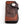 Upright front of the crocodile wallet with the round concho above the raised scale cluster.