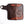Wallet unfolded to show the full crocodile exterior and open snap strap.