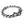 Bulldog Head Sterling Silver Cuban-Link Bracelet, bracelet three quarter
