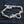 Bulldog Iron Cross Sterling Silver Bracelet, toggle clasp detail