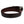 Burgundy Crocodile Stomach Leather Belt, buckle side profile