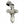 Chained Gothic Cross Leather Necklace, chained cross front