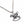 Chopper Skull and Piston Sterling Silver Pendant shown in chopper front angle view.